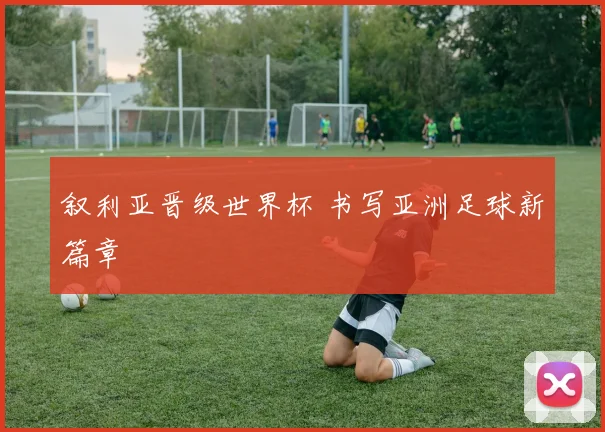 叙利亚晋级世界杯 书写亚洲足球新篇章